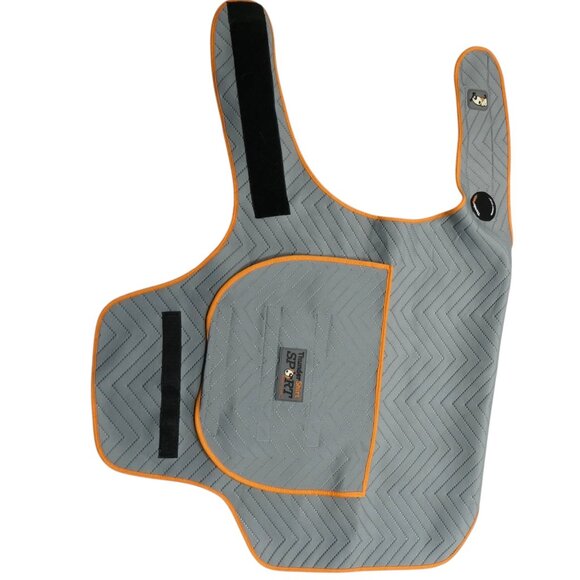 Thundershirt Sport Calming Wrap - Platinum/Orange - L (41-64 lbs) - Picture 2 of 11